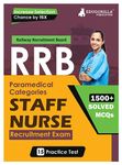 RRB Staff Nurse (Paramedical Categories) Recruitment Exam Book 2024 (English Edition) | 15 Practice Tests (1500 Solved MCQs) with Free Access To Online Tests