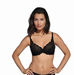 Playtex Women's Flower Elegance Underwire Bra, Black, 40 40C UK