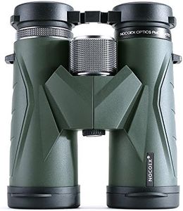 NOCOEX Binocolo Compatto, Con Ampia Visione di 10x42, Scelta Migliore per Bird Watching, Arrampicata, Viaggi, Giochi, Concerti, Adatto per lo Sport e le Attività all'aria Aperta (green).