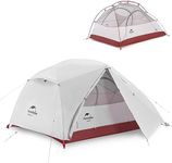 Naturehike Tent Star-River Double Layer Ultralight 2 Person Backpacking Tent Waterproof Hiking Tent (gray)