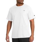 Champion Men's Classic Jersey Tee, White, Medium