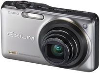 Casio Exilim EX-ZR10 Digital Camera - Silver (High Sensitivity CMOS 12.1MP, 7x Optical Zoom, 28mm Wide) 3.0 Inch Super Clear LCD