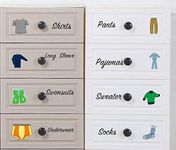 Boy Decals Dresser Clothing Decals Labels Dresser Labels Kids Drawer Stickers Organizing Decals