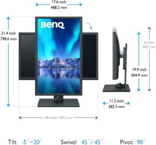 BenQ 32" 4K Photo Editing Monitor – SW321C, IPS Display