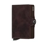 Secrid Twin Wallet Genuine Leather with RFID Protecton, Holds up to 16 Cards
