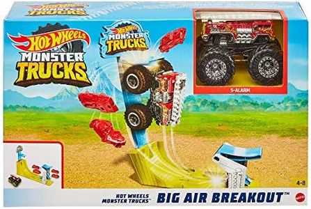 Hot Wheels Monster Trucks Big Air Breakout Play Set