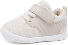 BMCiTYBM Baby Girl Boy Shoes Infant First Walking Shoes Breathable Tennis Sneakers for 6 9 12 18 24 Months Camel Size 6-12 Months Infant