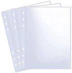 30 Pack 60 Pockets 5x7” Photocard Sleeves for 6 Ring A5 Binder, Ultra-Clear Photo Sleeves, Double-Sided 1 Pocket Photo Pages, Top Loading Photo Sheet Protector for Photos, Postcards, Seed Packets