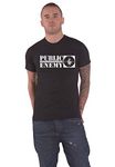 Public Enemy T Shirt Crosshairs Logo Official Mens Black L