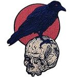 The Raven On The Skull Patch Embroi