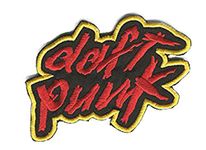 Premier Patches XL Daft Punk Logo Patch 8.5 Inch Embroidered Iron on Badge Applique Costume Cosplay Tribute Souvenir