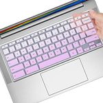 Keyboard Cover for HP Chromebook x360 14-daxxxx 14a-caxxxx, HP Chromebook 14a-naxxxx 14b-caxxx 14-akxxxx Keyboard Cover, HP Chromebook 14 G2 G3 G4 G5 G6 14E G1 Keyboard Cover-GPurlple