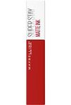 Maybelline Superstay Matte Ink Orange Red Liquid Lipstick, 330 Innovator, 5 ml (Pack of 1)