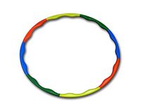 Mindz Zig - Zag Hula Hoop, Exercise Ring for Fitness with 36 Inch Diameter for Boys, Girls, Kids and Adult (Multi Color)
