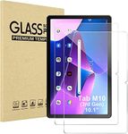 [2 Pack] T Tersely Screen Protector for Lenovo Tab M10 (3rd Gen) 10.1", Tempered Glass Protective Film Guard for Lenovo Tab M10 10.1 inch