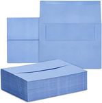 Juvale 96 Pack Light Blue 5x7 Envelopes for Invitations, A7 Size for Mailing Greeting Cards, Wedding, Bridal Shower