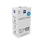 ZEISS AntiFOG Wipes, Lens Cleaner for Glasses, Cameras & Binoculars, Individually Packed Single Use Disposable Cloths in Sachets, for Handy and Portable Spectacle Cleaning On The Go – Pack of 150