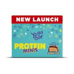 Yogabar Protein Minis, 4g Protein Bar (24 Bars, Choco Peanut Butter) | Dark Chocolate Bar with no Trans Fat | Healthy Snacks for Kids & Adults | Peanut filled Chocolate Box | Rich in Protein & Fiber