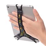 TFY Security Floral Hand Strap Finger Grip Holder for 7-8 inch Tablets - Compatible with iPad Mini/Fire 7 / Fire HD 8 / Galaxy Tab S2 8.0, Tab A 8.0 / HUIWEI M5