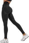 Bona Fide High Waisted Tummy Control Leggings for Women - Body Shaping Workout Leggings High Waist - Gym Legging, Yoga Pants