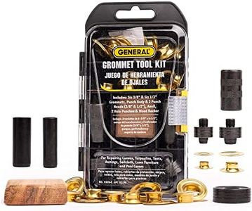 General Tools 81264 Multi Grommet Tool Kit, 3/8" and 1/2"