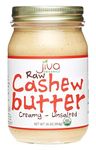 Jiva Organics RAW Organic Cashew Butter 16-Ounce Jar