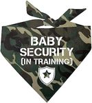 Baby Security in Training Baby Announcement Dog Bandana (Camo, OS 223) GB