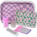 Pink Rolling Tray Set, Bundle by Gr