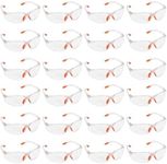 Kurtzy Safety Glasses - Eye Protection Goggles with Clear Lenses, Nose and Ear Grips - Personal Protective Equipment for Work - PPE Safety Glasses for Kids and Adults - Pack of 24