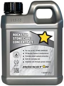 Rockstar STONE CARE CONCENTRATE 1L To Re-fill Stone Care Spray Bottles, Used To Clean All Natural Stone Surfaces– Marble, Travertine, Granite, Limestone, Onyx & Terrazzo Counter Tops, Vanities, Tables