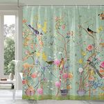 Shower Curtain Green Mould Proof Re