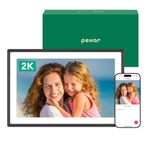 pexar 2K Digital Picture Frame (Powered by Lexar), 11-inch Anti-Glare IPS Touch Screen, Wi-Fi Digital Photo Frame with 32GB Storage for Home, Gifting, Share Photos/Videos via Frameo APP, DIY Gift Box