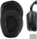 Geekria Elite Sheepskin Replacement Ear Pads for Sennheiser RS195 HDR195 RS185 HDR185 HDR175 RS175 HDR165 RS165 Headphones Ear Cushions, Headset Earpads, Ear Cups Cover Repair Parts (Black)