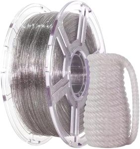 FLASHFORGE PLA Filament 1.75mm Sparkle Clear, 3D Printer Filament with Colorful Glitter 1kg (2.2lbs) Spool, Dimensional Accuracy +/- 0.02mm, Shimmering 3D Printing Filament for Unique Finish