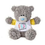 ME TO YOU Thank You Teacher T-Shirt Tatty Teddy Plush Bear 10cm High - Official Collection, Blue,grey