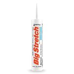 Sashco Big Stretch Acrylic Latex High-Performance Caulking Sealant, 10.5 Ounce Cartridge, White (Pack of 12)