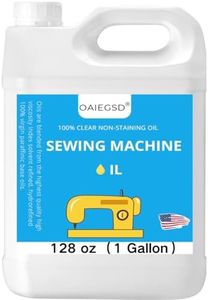 128 oz Fine Light Sewing Machine Oil and Lubricant, Commercial & Industrial Mineral Sewing Machine Oil for Lubricating Moving Parts of Textile Machinery, by OAIEGSD