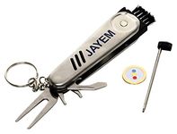 JAYEM GOLJTMUL001 Unisex Stainless-Steel Multi-Kit Tool for Golf (Silver)