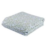 Wakefit Blanket | 110 GSM | Blanket Single Bed, Dohar Single Bed Cotton, Dohar, Quilt for Single Bed, AC Blanket Single Bed, Quilt, Diwali Gifts, Reversible (Sili Green : 90 x 56 inch - Pack of 1)