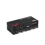 AV Access HDMI 2.0 Splitter Scaler1x4| 4K60Hz YUV4:4:4 18Gbps| HDMI Scaler Output 4K & 1080P Together, HDR/Dobly Vision,HDCP 2.2, Smart EDID,ESD Protection,Dolby Atmos & DTS:X| 1 in 4 Out