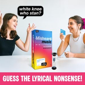 Lucky Egg Misheard Music Game – Party Card Game for Adults & Teens