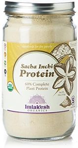 Imlak'esh Organics, Sacha Inchi Protein (14-Ounce Glass Jar), Protein Powder — 8g per Serving | Keto | Paleo | Organic | Regenerative | Gluten-Free | Non-GMO