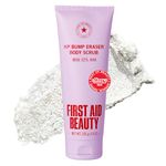First Aid Beauty KP Bump Eraser Body Scrub, 10% AHA Keratosis Pilaris Exfoliator - Glycolic & Lactic Acid with Pumice, Treatment for Strawberry Legs, Razor Bumps & Rough Bumpy Skin, Safe for Sensitive Skin, 10 oz, Unscented