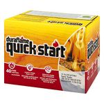 Duraflame Quick Start Firestarters, 40-Pk. (10-18ounce 4 Packs) by Duraflame