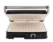 Oster CKSTPM6001-WT-033 DuraCeramic Panini Maker & Grill, White