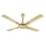 Orient Electric Quadro Ornamental 1200mm | 4 Blade, Premium BEE Star Rated Ceiling Fan (Quadro, M/Ivory/Cherry)