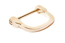 Bobeey 4pcs 2.5cm Wide U Shape Horseshoe D-Rings,Screw in Shackle D Ring for Buckle,Belt Clasps,DIY Leather Craft Accessories,Purse Findings BBC14 (Light Gold) …