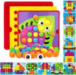 AluAbi Button Art Toys for Toddlers