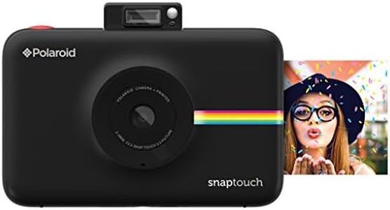 Polaroid Snap Touch - Fotocamera digitale con stampa istantanea Zink Zero con schermo LCD, nera