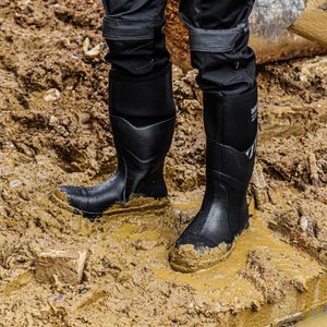 DEWALT Edmonston Men’s Waterproof Steel Toe Safety Boots, Black UK7